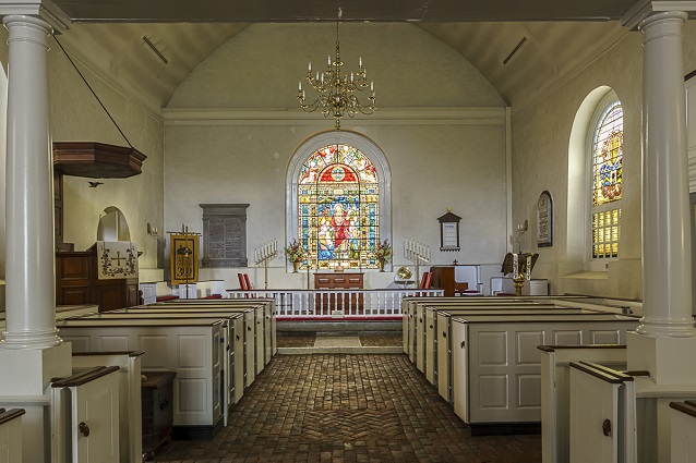 Interior of Old Swedes Church Interior of Old Swedes Church