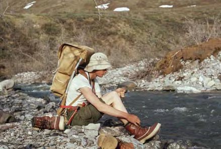 A field biologist. A field biologist.