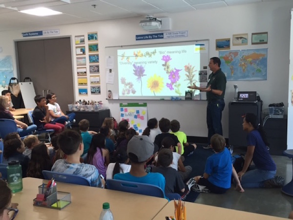 Cabrillo educators instructing students in classroom