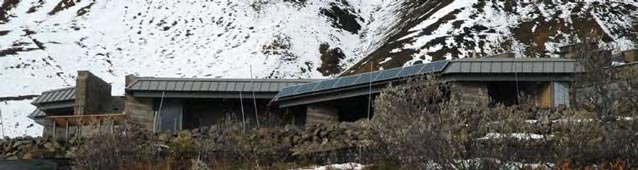 Solar panels on a visitor center. Solar panels on a visitor center.