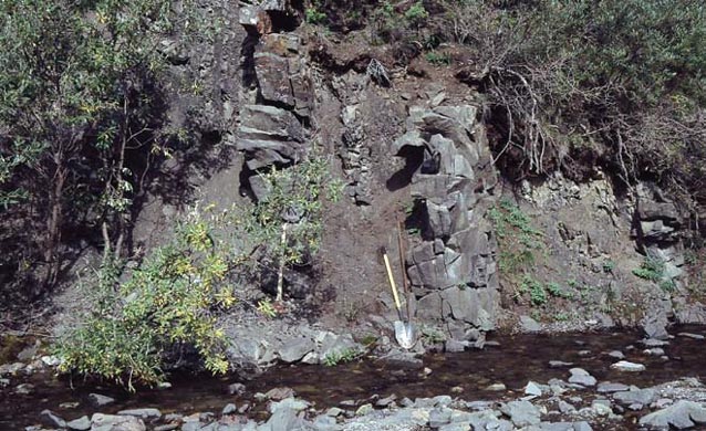 Cretaceous sedimentary rocks. Cretaceous sedimentary rocks.