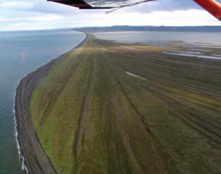 Cape Krusenstern beach ridge complex.