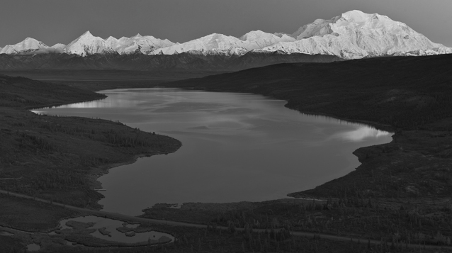 Lake with Denali in the background Lake with Denali in the background