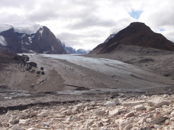 baseline photo of the Cul-de-Sac Glacier