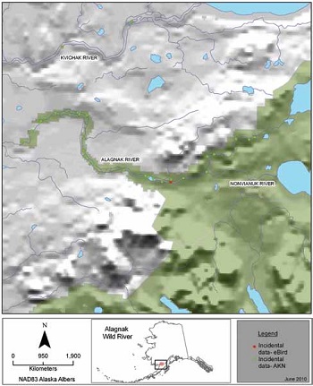 map of the Alagnak Wild River map of the Alagnak Wild River