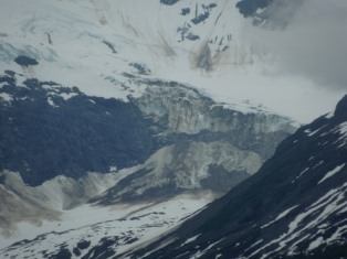a mountain glacier a mountain glacier