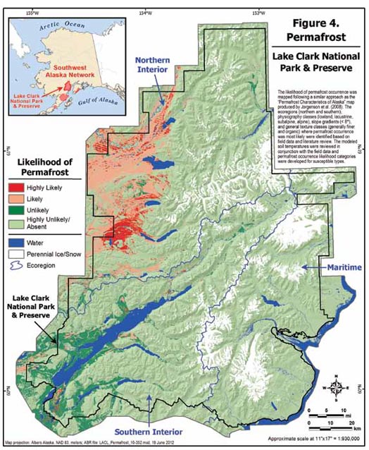a map of lake clark national park
