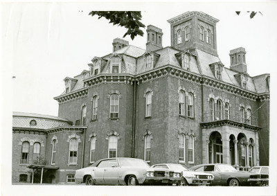 Outside of the Willard Asylum