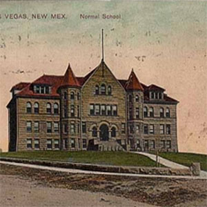 Escuela New Mexico Normal, East Las Vegas, NM, c. 1900, Universidad New Mexico Highlands 