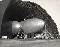 Blimps in airdock