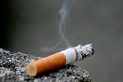 close up of a cigarette burning