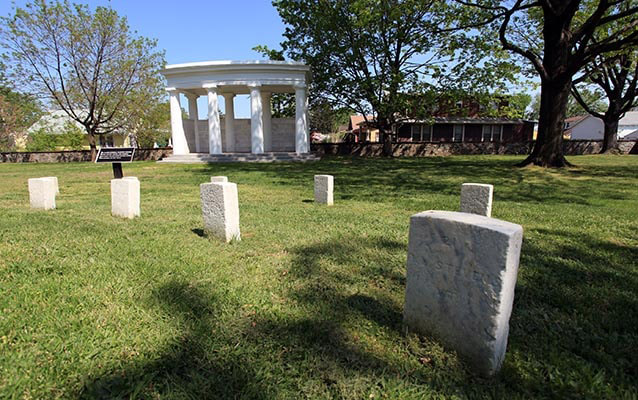 Rostrum at Battleground National Cemetery (NPS) Rostrum at Battleground National Cemetery (NPS)