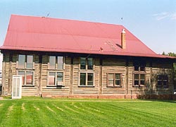 Side of the hangar