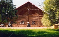 Eastern facade of the hangar 