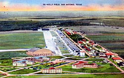 Historic postcard of Kelly Field Historic postcard of Kelly Field
