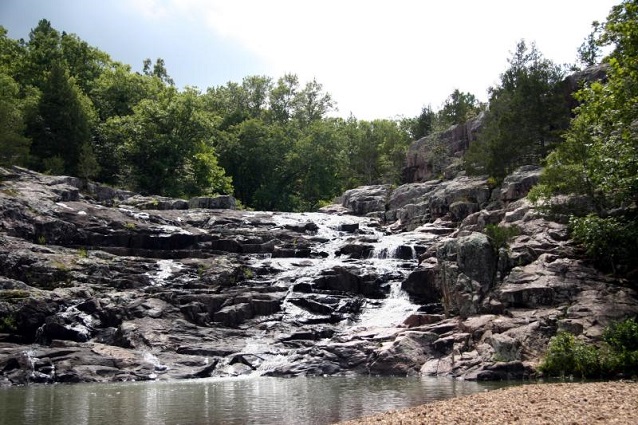 Rocky Falls in Ozark National Scenic Riverway Rocky Falls in Ozark National Scenic Riverway