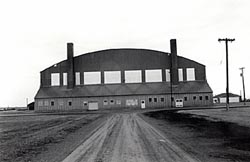 Hangar from rear Hangar from rear