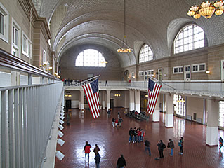 Great Hall at Ellis Island