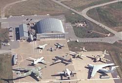 Aerial view of Dover Air Force Base
