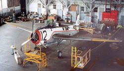 The restored TBM-3E Avenger 