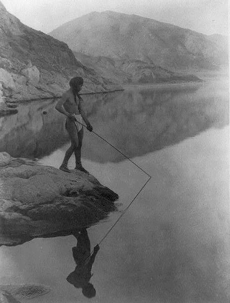 Paiute fisherman.