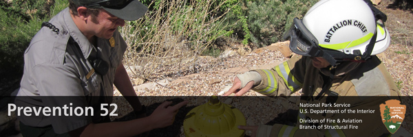 park structural fire coordinator working in the field