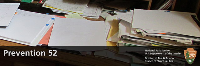 Stacks of paper on a desk. Stacks of paper on a desk.