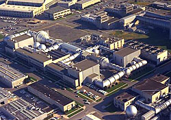 Aerial view of the AMES Research Center