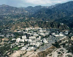 Aerial view of the Jet Propulsion Laboratory 