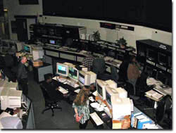 nterior of the Space Flight Operations Facility