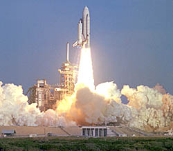 Space Shuttle Columbia liftoff