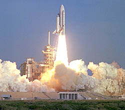 Space Shuttle Columbia liftoff Space Shuttle Columbia liftoff