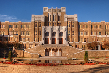 Exterior of Little Rock Central High School, completed in 1927