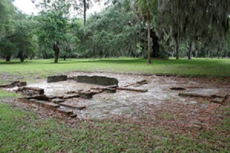 Ruins of Hawkins-Davison houses