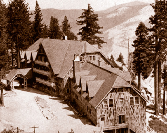 historic image of Glacier Point Hotel in YOSE