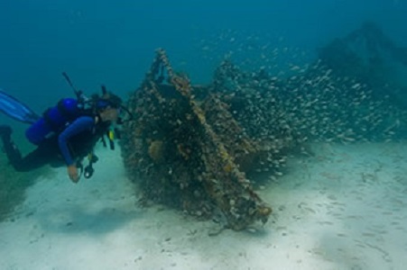 Underwater archaeologist