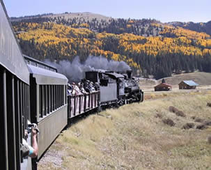 The Cumbres & Toltec Scenic Railroad, listed in the National Register of Historic Places