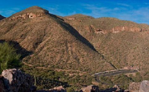 The Upper and Lower Cliff Dwellings at Tonto National Monument. The Upper and Lower Cliff Dwellings at Tonto National Monument.
