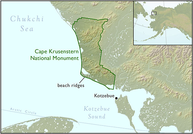 map of northwest alaska