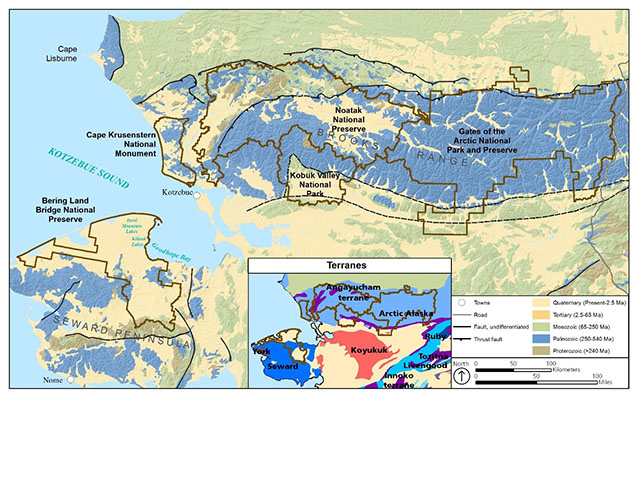 map of northwest alaska