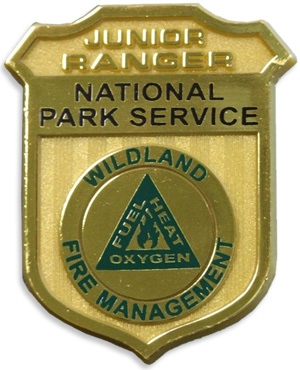 Junior firefighter badge. Junior firefighter badge.