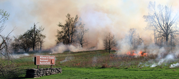 Wilson’s Creek National Battlefield in Missouri, maintained by prescribed fire Wilson’s Creek National Battlefield in Missouri, maintained by prescribed fire
