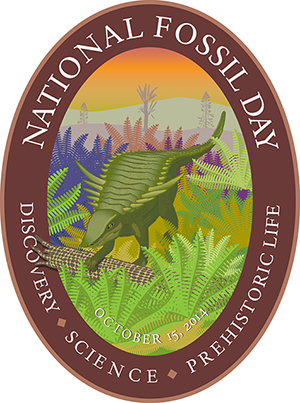 2014 NFD artwork featuring an ancient reptile, known as an aetosaur. 2014 NFD artwork featuring an ancient reptile, known as an aetosaur.