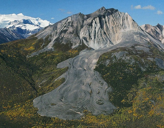 A rock glacier on Sourdough Peak (Wrangell-St Elias National Park, AK) A rock glacier on Sourdough Peak (Wrangell-St Elias National Park, AK)