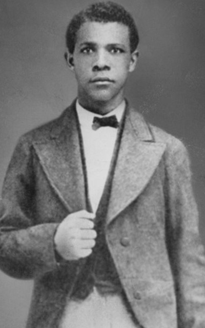 Photo of Booker T. Washington as a student at Hampton Normal and Agricultural Institute, c. 1873. Photo of Booker T. Washington as a student at Hampton Normal and Agricultural Institute, c. 1873.