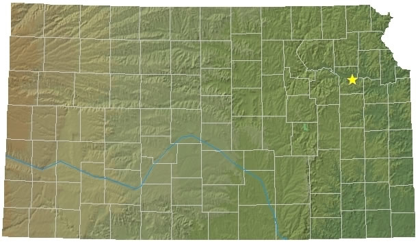 Map of Kansas