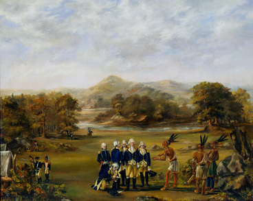 Painting of the Treaty of Greenville, 1795