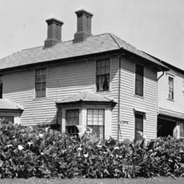 Phot of Leonidas Haskell home at Fort Mason