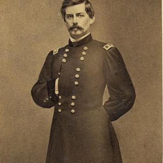 Photograph of General George McClellan Photograph of General George McClellan