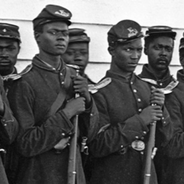 Photograph of the US Colored Infantry Photograph of the US Colored Infantry